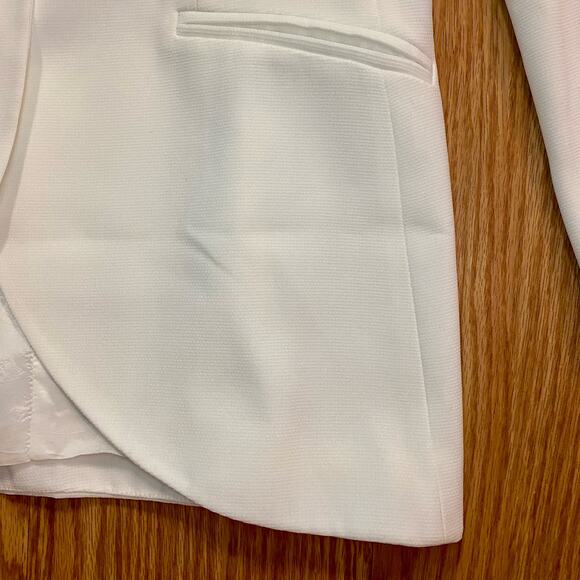 Emily Structured White Work Blazer Jacket Womens 10 - Picture 5 of 13
